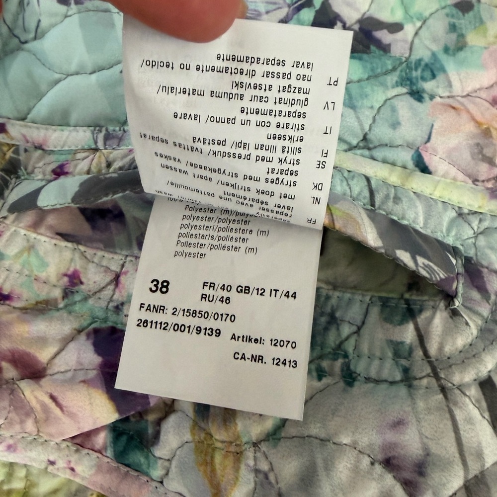 Basler Jacket Reversible Quilted Lightweight Gray… - image 6